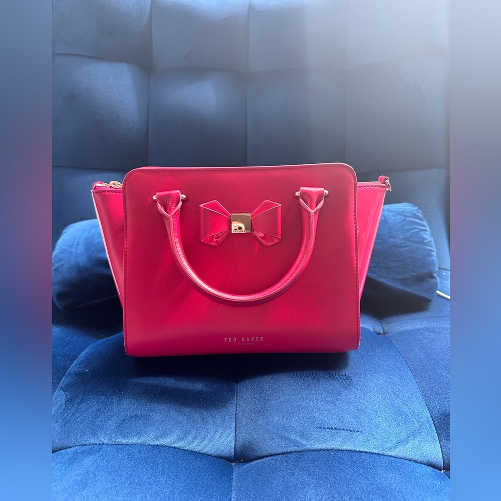Ted Baker Crossbody Bow Bag Hot Pink